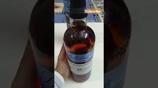 Ballantines 15 years  glenburgie  single malt scotch whisky🥃🥃 barreltoffee [upl. by Adaven726]