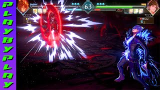 FULLSCREEN FIREBALL COMBO  Belial  Top Ranked Belial  VS Monster Siegfried GBVSR Breakdown [upl. by Feerahs]