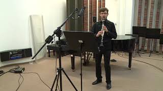 Louis Cahuzac  Arlequin Filip Jarmuszczak Clarinet [upl. by Peisch]