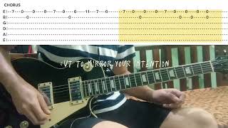 Vindicated Guitar tabs  Dashboard Confessional guitar lesson wtih TAB [upl. by Jody548]