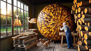 Beyond Imagination 70YearOld Craftsman Creates Wooden Wonders to Elevate Your Home A MustSee [upl. by Allemat]