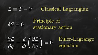 Lagrangian Mechanics I Introducing the fundamentals [upl. by Trebor]