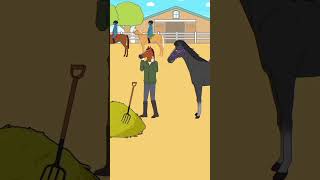 He wants to Ride a horse someone help him shortfeed gaming [upl. by Chamberlain]