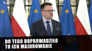 Hołownia podenerwowany zamieszaniem z Wąsikiem [upl. by Ynattib866]