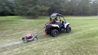 How I mow my lawn really fast [upl. by Krahling646]