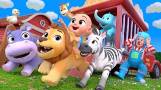 Old MacDonald Song with Safari Animals  Lalafun Nursery Rhymes amp Kids Songs [upl. by Derinna671]