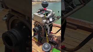 Marine diesel engine start up process Good tools and machinery make work easy [upl. by Rozanne77]