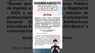 ⚠️🔴¡NOMBRAMIENTO 2024 [upl. by Kalinda]