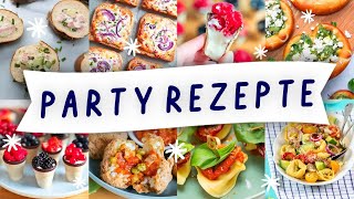 Partysnacks Schnelle Ideen für kalte Fingerfood Rezepte zum Vorbereiten  Leckeres Party Essen [upl. by Ohnuj]