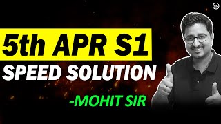 JEE 2024  5th April Shift 1 Speed Solutions  Physics  Eduniti  Mohit Sir [upl. by Aihsi932]