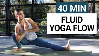 40 Min Fluid Vinyasa Yoga Flow  Full Body Intermediate  Advanced Yoga [upl. by Netniuq]