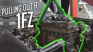 Pulling Out a 1FZ Motor [upl. by Vasily618]