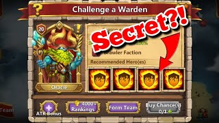 Oracle Warden  Secret to the Challenge Castle Clash [upl. by Kingsley]