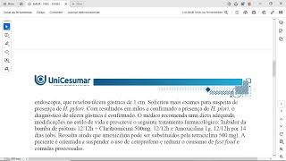 2 ELABORE um mapa mental objetivo focando apenas nos antimicrobianos prescritos a Paula claritrom [upl. by Shelburne]