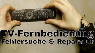 BitBastelei 417  TV Fernbedienung Fehlersuche und Reparatur [upl. by Tirrej219]