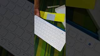 Rapoo E9050 CType Rechargeable Device Multimode wireless ultraslim Keyboard  Unboxing [upl. by Adnylam]