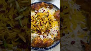 A must try Traditional Persian Cuisine  Zereshk Polo ba Morgh Recipe in related videos shorts [upl. by Pinette]