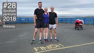 Bressay parkrun Shetland  28 Scottish parkruns 2018 [upl. by Alyak]