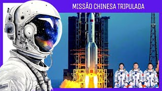 LANÇAMENTO LONGA MARCHA  Missão Shenzhou 19  Cortes do Expansão Astronauta [upl. by Llemrej]