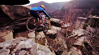 technical trail ride raw  rocks stairs amp switchbacks [upl. by Kihtrak72]