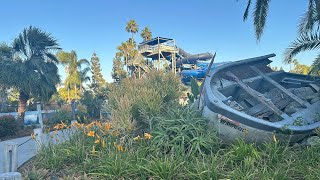 Knotts Berry Farm Soak City Summer 2024 Adventure  Knotts Lagoon visiting the Jungle Island Turtles [upl. by Player]