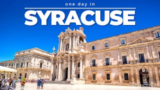 ONE DAY IN SYRACUSE ITALY  4K 60FPS  A UNESCO World Heritage Site on the East Coast of Sicily [upl. by Kerrill]