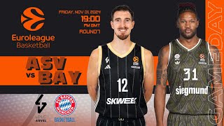 LDLC ASVEL Villeurbanne vs FC Baryern Munich I Euroleague Live Score Updates [upl. by Ahsien]