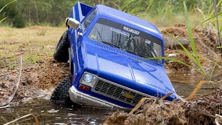 110 Scale RC Car  RC4WD CHEVROLET K10 SCOTTSDALE Offroad Driving 5 [upl. by Acus]