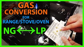 How To Convert a Gas Range Stove or Oven to Propane or LP Conversion KitchenAid [upl. by Nnel]