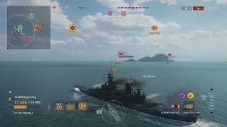 41kts Speed Build Georgia  World of Warships Legends  Stream Highlight [upl. by Anitnas]