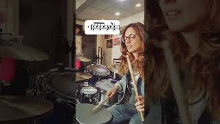 Syncopation aulasdebateria drums syncopation drummergirl [upl. by Nylirak]