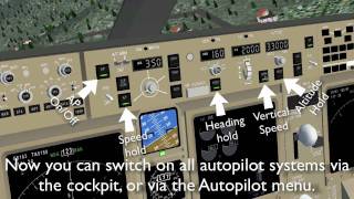 Boeing 777200ER Autopilot basics  FlightGear HowTo 18 [upl. by Eikcor]