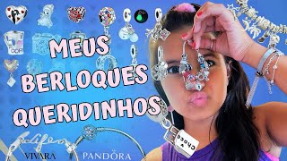 MEUS BERLOQUES QUERIDINHOS  VIVARA PANDORA E SHOPEE [upl. by Styles496]