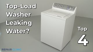 TopLoad Washer Leaking Water — TopLoad Washing Machine Troubleshooting [upl. by Okuy]