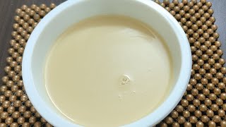 HOME MADE CREAMY CONDENSED MILK RECIPE EASY N SIMPLE [upl. by Nerej21]