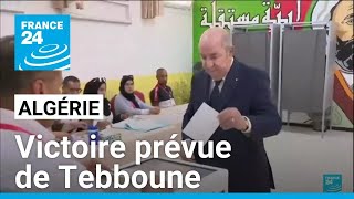 Présidentielle en Algérie  victoire prévue de Tebboune • FRANCE 24 [upl. by Tiffani]