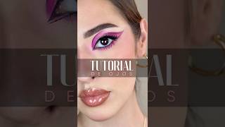 Un look atrevido y bien fucsia 🩷 graphiceyeliner makeup graphicliner mua colors maquillaje [upl. by Engen]