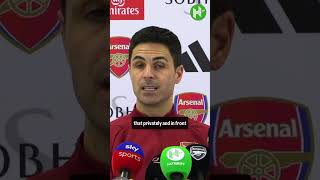 NO REGRETS FROM ARTETA🫢 [upl. by Sandry]