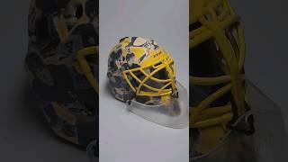 marcandre fleury 50 years anniversary of the Pittsburgh penguins mask hockey collectible🫠😁 [upl. by Ahsiat]