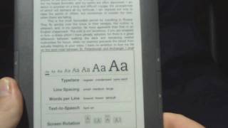 Kindle 3 Review Narrated by Text to Speech [upl. by Winser39]