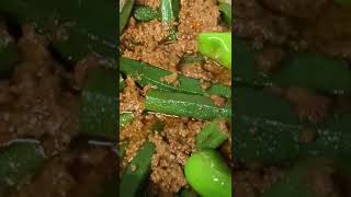 Join me shortly for the full recipe of keema with bhindi [upl. by Brittnee429]