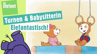 Bobo geht zum Kinderturnen amp Bobo und seine Babysitterin  Der Elefant  WDR [upl. by Mihalco]