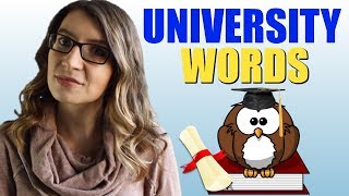 Advanced Vocabulary Talking About University Life [upl. by Nyleve]