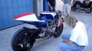 motor bike 6 cylinders incredible sound by Guy Coulon [upl. by Nathalia]