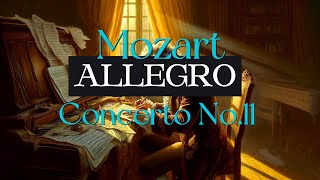 Mozarts Concerto No 11 in F Major  Allegro  Classical Music  4k Screensaver [upl. by Westleigh]