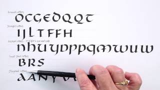 A Beginners Guide to Uncial Calligraphy with Janet Takahashi [upl. by Bland207]