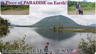 Moosehead Maine USA Scenic drive camping and site seeing [upl. by Chelsae]