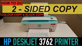 HP DeskJet 3762 Copy 2Sided Copying [upl. by Aklim943]