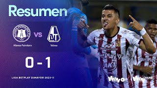 Alianza Petrolera vs Tolima resumen y goles  Liga BetPlay Dimayor 2023 2  Fecha 18 [upl. by Tennos851]