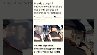 Ennesimo capotreno aggredito frasedelgiorno notizie ultimora giorgiameloni rete4 news [upl. by Livi757]